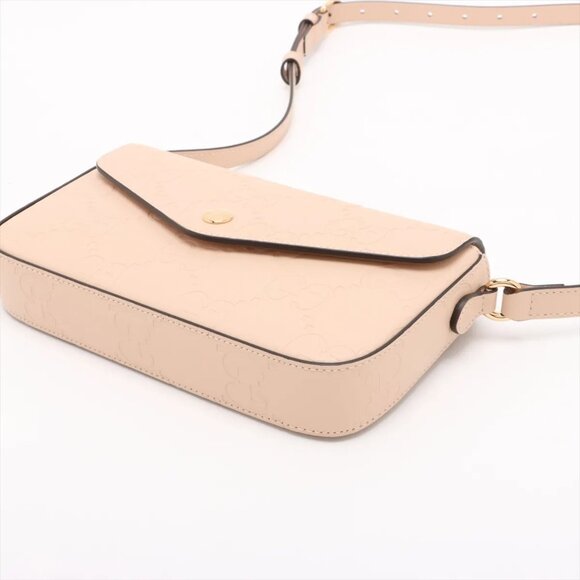 Gucci GG Super mini Leather Shoulder bag Beige 772794 - Picture 3 of 11